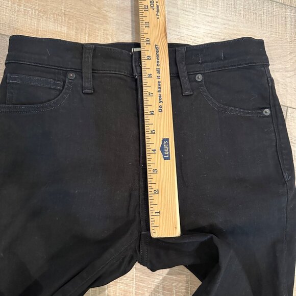MADEWELL WOMENS 9" HIGHRISE SKINNY BLACK JEANS 27 TALL - Picture 5 of 9